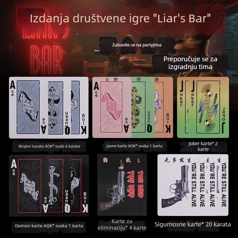 Scoundrel Tavern kartaška igra – multiplayer zabava na partyju i izgradnja tima (14+)