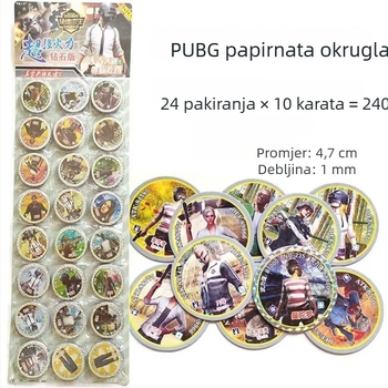Kružne kartice za djecu – plastične kartice za društvenu igru za dva igrača