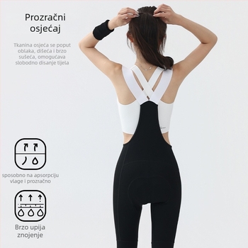 Hunting Speed ženske biciklističke bib hlače – najlon-spandeks, brzo sušenje, jesen