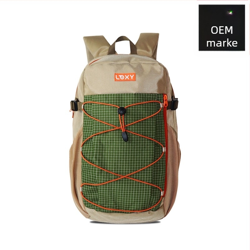 Unisex ruksak za vanjske sportove s prilagođenim logom za djecu i tinejdžere; lagana najlon konstrukcija; vodootporan; prozračan; zakrivljeni naramenici; opcija recikliranog materijala R-PET