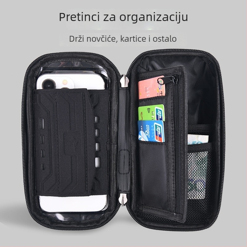 Vodootporna torba za bicikl, poliester, 0.8L, model C1102, skladištenje