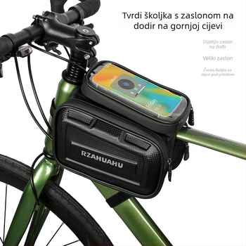 Torba za okvir bicikla, tvrdi kućište, vodootporna, 1.2 L, model YA658, s podlogom