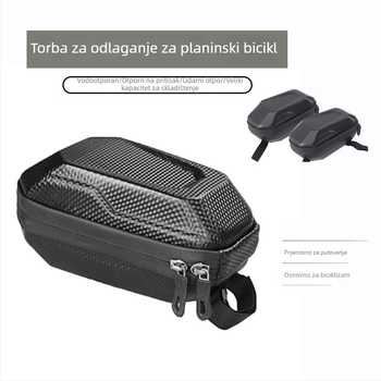 Torba za stražnje sjedalo bicikla, EVA vodootporna tvrda oplata, 5L kapaciteta, prilagodljiv model za MTB