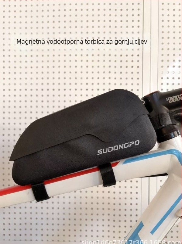 Torba za gornju cijev bicikla s magnetnim poklopcem, vodootporna, velika kapaciteta, PVC materijal, brend SUDONGPO
