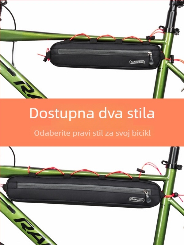Set torbi za bicikl: torbica za gornju cijev, trokutasta torba, torbica za sjedalo i višenamjenska futrola za alat za planinske i cestovne bicikle