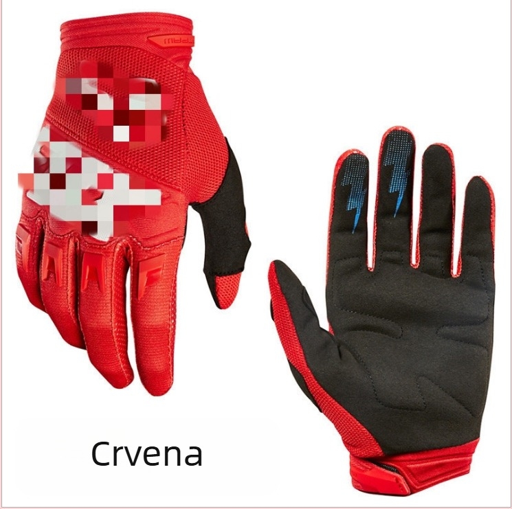 Najlonske rukavice za biciklizam za odrasle, terenski/izvan puta, s dugim prstima