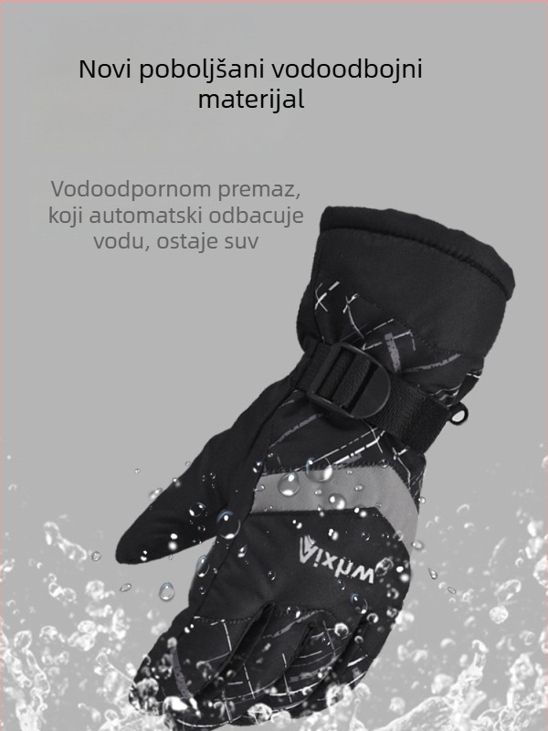 Aixhw skijaške rukavice – otporne na vjetar i tople, za odrasle, neutralnog spola