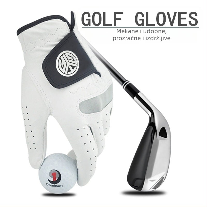 TYGOLF golfske rukavice za muškarce, od janjeće kože, mekane, prozračne, protuklizne, otporne na habanje