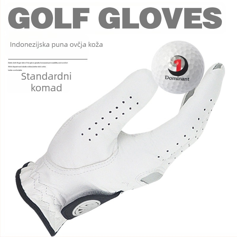 TYGOLF golfske rukavice za muškarce, od janjeće kože, mekane, prozračne, protuklizne, otporne na habanje