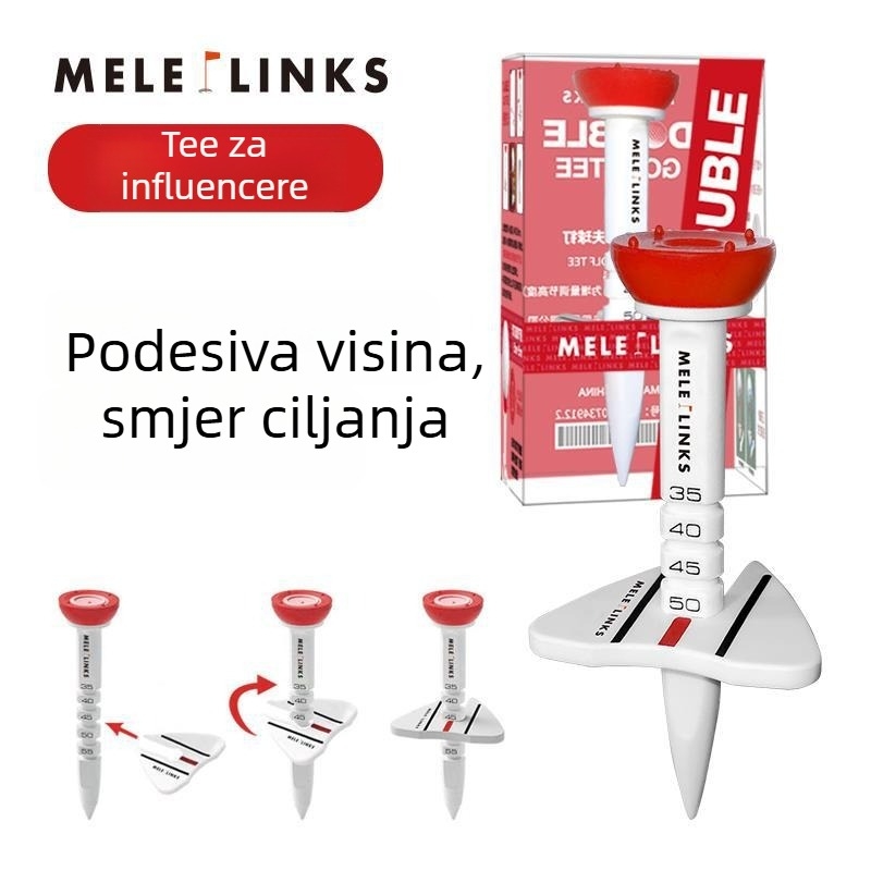 Melelinks Plastični Držač Golf Šipke i Set Dodataka za Trening Golfa