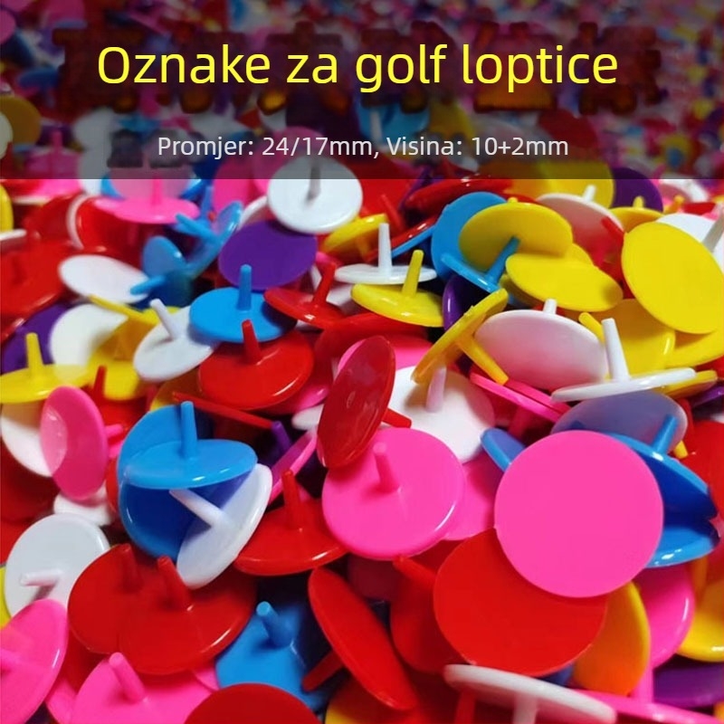 Plastični marker za golf loptu, ABS, promjer 24/17 mm, golf oprema