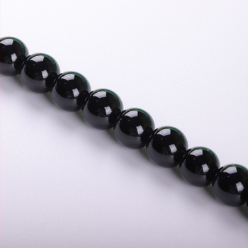 7A prirodni crni ahat — slobodne perle, polu završene navoje za DIY narukvice, okrugle perle 4–14 mm