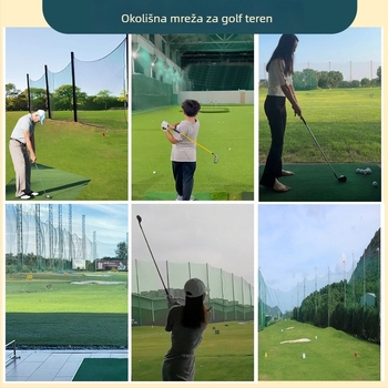 Golf mreža za trening - visoko gustoće polietilen, tisk logotipa dostupan, prilagodba, pogodno za golf i druge loptaške sportove