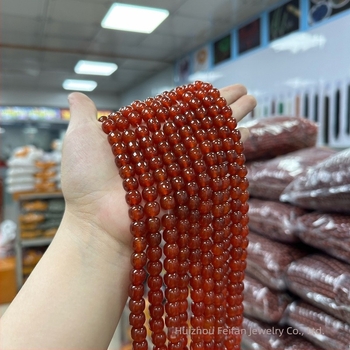 Prirodne crvene ahat perle, starinskog stila, 9 mm, ravna rupa, polugotove slobodne perle za DIY nakit – narukvica i ogrlica