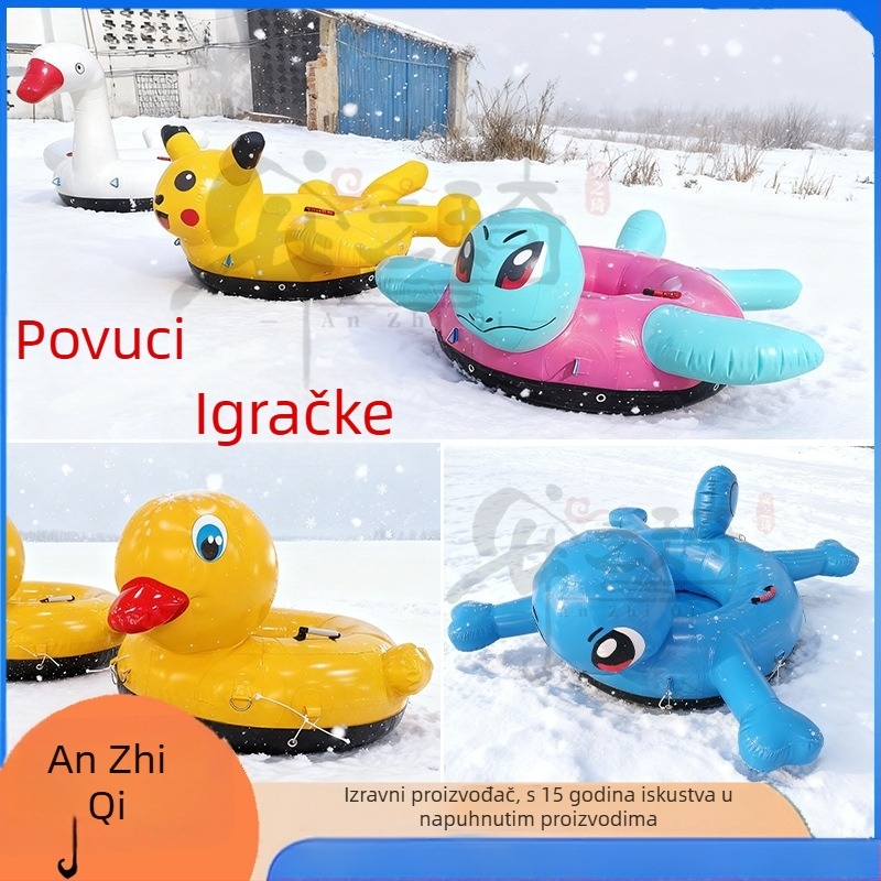 Vučni snježni prsten - PVC materijal, debela konstrukcija, model An zhiqi-snow, mogućnost prilagođavanja, pogodan za druge snježne uvjete