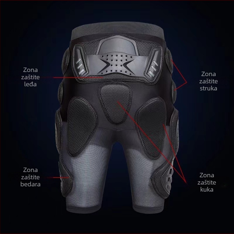 Zaštitne hlače za vožnju motociklom i biciklom — prozračan laneni materijal, unisex, ljeto, jednobojne