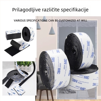 3M ljeplivi Velcro 9448A3M, otporan na visoke i niske temperature, za vanjsku upotrebu, snažno samoljepljivo Velcro s površinama za kuku i petlju