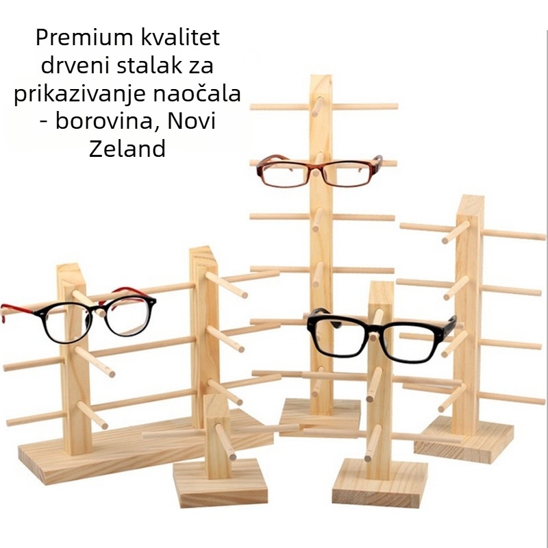Stalak za izlaganje naočala, drvo, antički stil, 2018