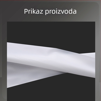 CPE mat vrećica za samozatvaranje, mliječno bijela, za odjeću i naočale