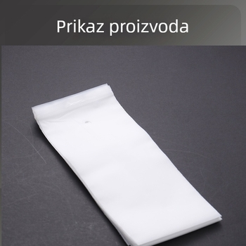 CPE mat vrećica za samozatvaranje, mliječno bijela, za odjeću i naočale