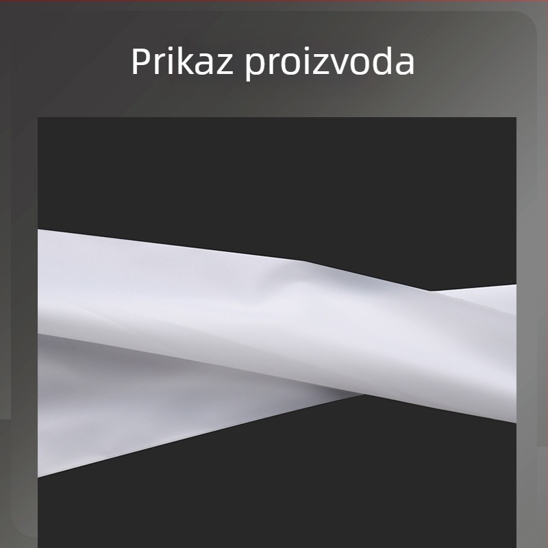 CPE mat vrećica za samozatvaranje, mliječno bijela, za odjeću i naočale