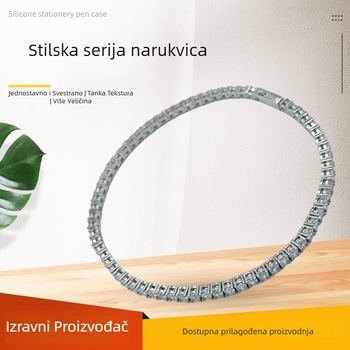 Bakrena narukvica s dizajnom zvijezde, unisex stil, s pozlaćenim uložcima od umjetnih poludragih kamenaca