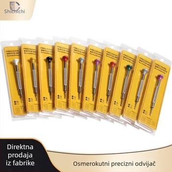 Satni odvijač Time Chi — nikl-krom čelik (nehrđajući čelik); Izolacija: Ne; Magnetiziran: Ne; Materijal ručke: alatna čeli