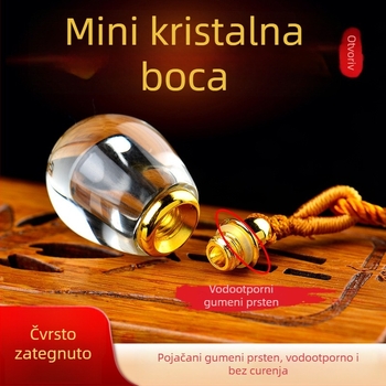 Ogrlica s šupljom staklenom posudom i otvara kristalnu bočicu za pohranu — ručna izrada, brend Ruirui, model 3283093