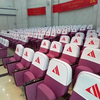 Prilagođena tiskana navlaka za naslon za glavu i sjedalo, za dvorane za predavanja i školske kino dvorane