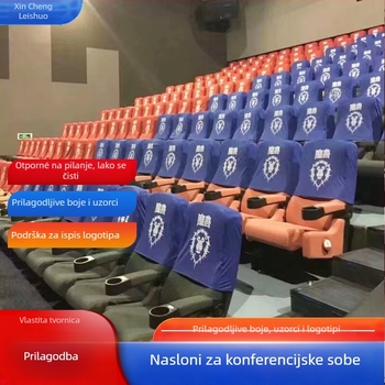 Navlaka za stolicu konferencijske dvorane, poliester, hotelski stil, pogodno za kino, dvoranu i školske sjedalice