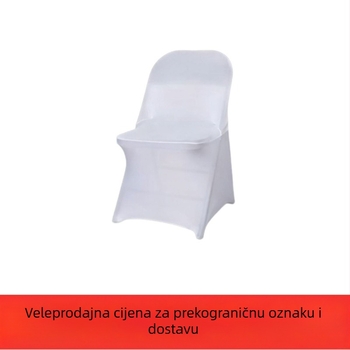 Navlaka za sklopivi stolac – poliester, pravokutnog oblika, vjenčani stil, dekorativno