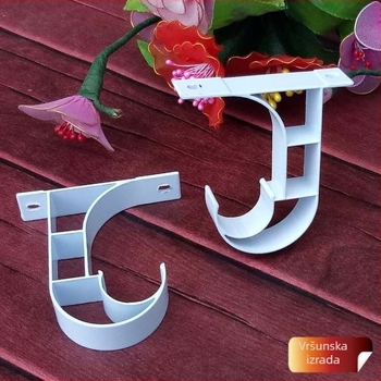 Držač zavjesa s gornjim montažom, aluminijska legura, standardni gornji jednoslojni držač, za vješanje zavjesa, moderan stil.