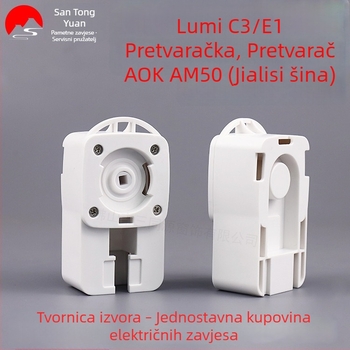 Kutija za prijenos za električne zavjese, kompatibilna s motorima Greenmi C3/E1 i Aoke AM50, plastična, moderni minimalistički stil, Jiali Track