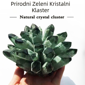  Kristalni klaster ukras, sirovi kristal, šifra Ali-0455, marka Fengchengxiang jewelry, kategorija kristalno neravan kamen, pristupačan luksuz