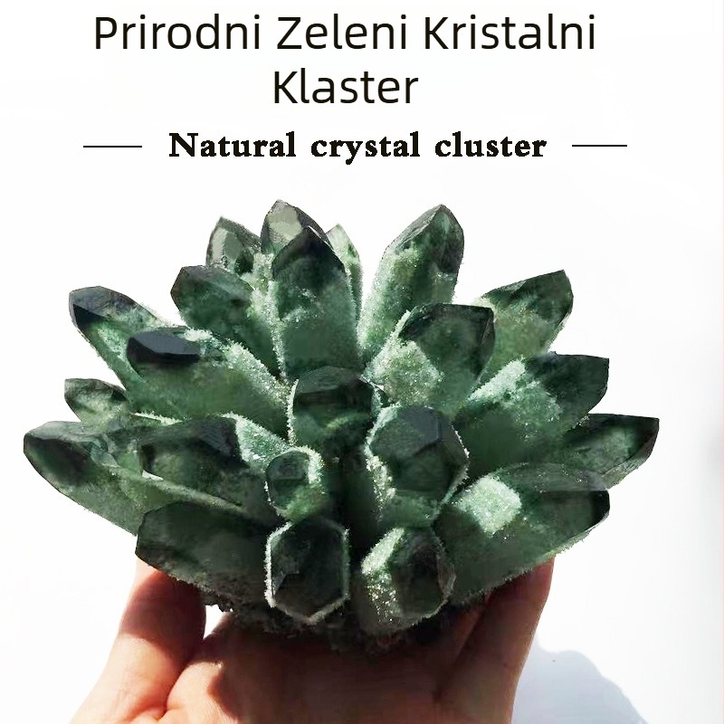  Kristalni klaster ukras, sirovi kristal, šifra Ali-0455, marka Fengchengxiang jewelry, kategorija kristalno neravan kamen, pristupačan luksuz