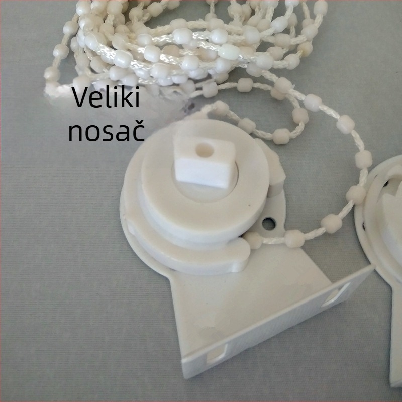 Dijelovi za rolete s vučnim perlicama i željeznim nosačem, dimenzije 38 mm/28 mm