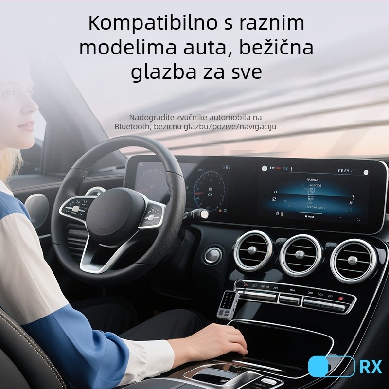 Aux Bluetooth prijemnik i odašiljač, model M3, Bluetooth 5.4, AUX sučelje, Plug-and-Play