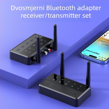 B68 Bluetooth audio adapter — Predajnik i prijemnik, Bluetooth 5.4, sučelja AUX/3.5mm/RCA, Plug and Play, vanjsko napajanje, raspon do 10 m