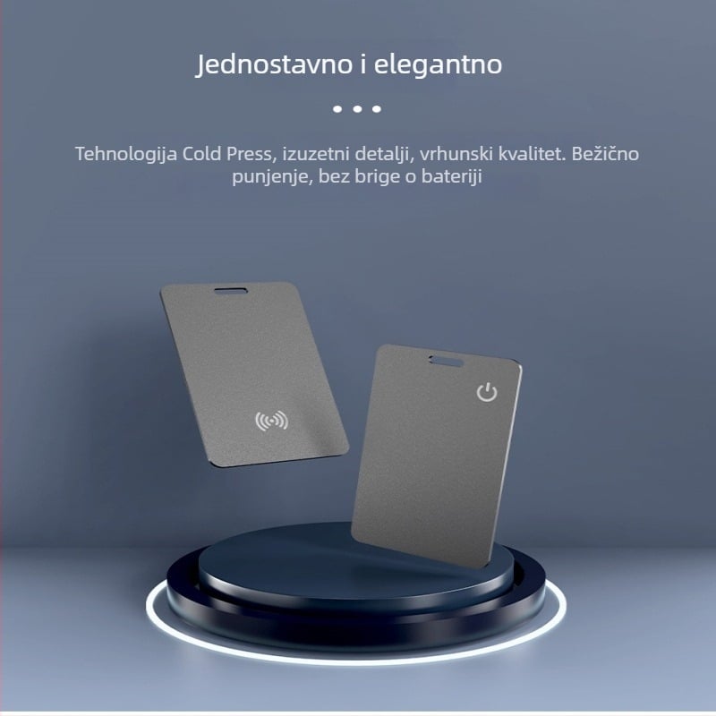 K2 Pro pametni tracker protiv gubitka, ABS kućište, 110 mAh baterija, neograničen bežični domet, univerzalna kompatibilnost
