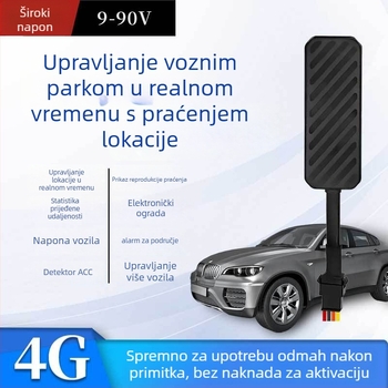 GPS tracker za vozilo X18 s točnošću 5 m, ugrađena antena, napajanje 9-90V, karta u stvarnom vremenu, alarm elektroničkog ograđivanja i reprodukcija putanje