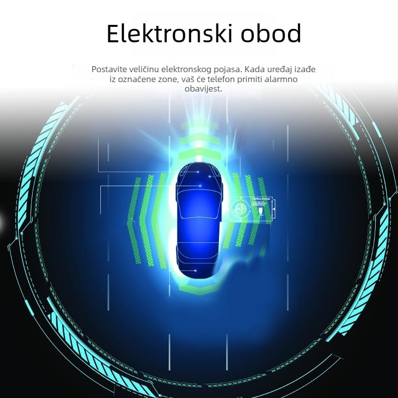 Q5 uređaj za praćenje vozila - IP68 vodootporan, višestruko pozicioniranje (GPS Beidou WiFi LBS), alarm geofence, litij baterija, magnetsko punjenje