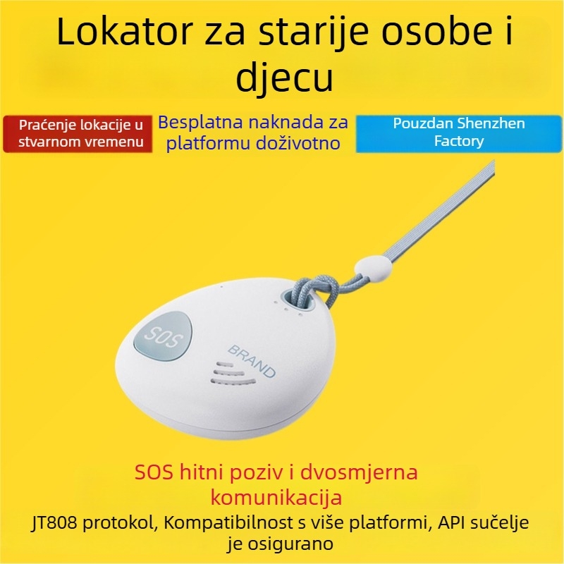 GPS lokator za starije osobe i djecu, dvosmjerno pozivanje, sprječavanje gubitka
