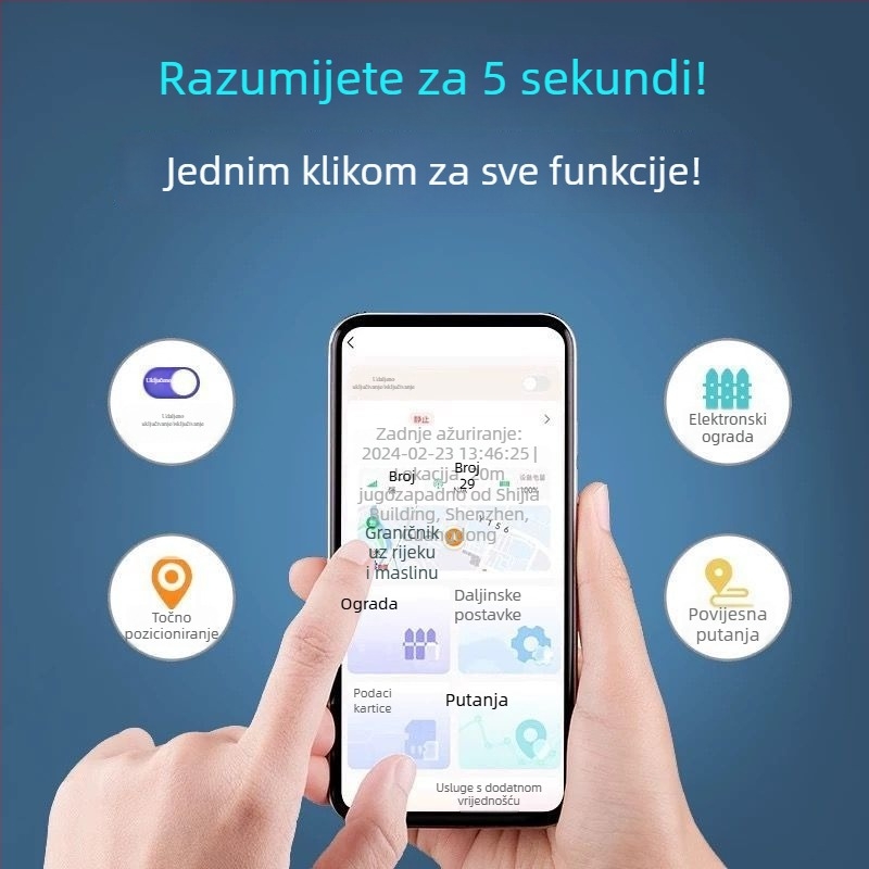 5G satelitski GPRS lokator za vozila s magnetnim držačem, zaštita od krađe, precizno određivanje položaja
