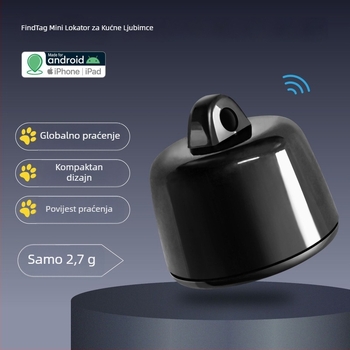 GPS locator P-23 za Android i iOS s povijesnim praćenjem, GPS pozicioniranjem, nošenje na ogrlicu ili na zglob i navigacija jednim klikom.