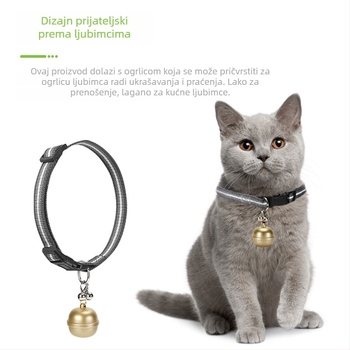 G15 lokator za ogrlicu s zvoncem – GPS + Wi‑Fi + AGPS + Beidou + bazna stanica, vodootporan, trajanje baterije 12 sati