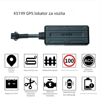 4G GPS tracker u realnom vremenu za upravljanje flotom i upozorenja na prekid napajanja i goriva