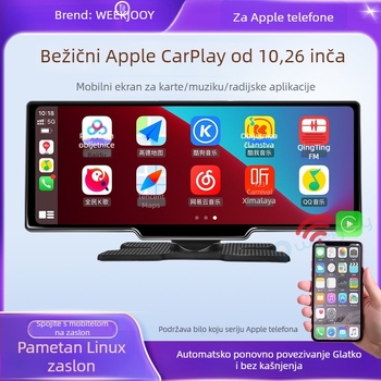 C-C100 središnji automobilski pametni zaslon s Apple CarPlay, 8-jezgreni Linux, zaslon ≥10 inča, Bluetooth, USB, karte Amap/Baidu/Tencent/Apple