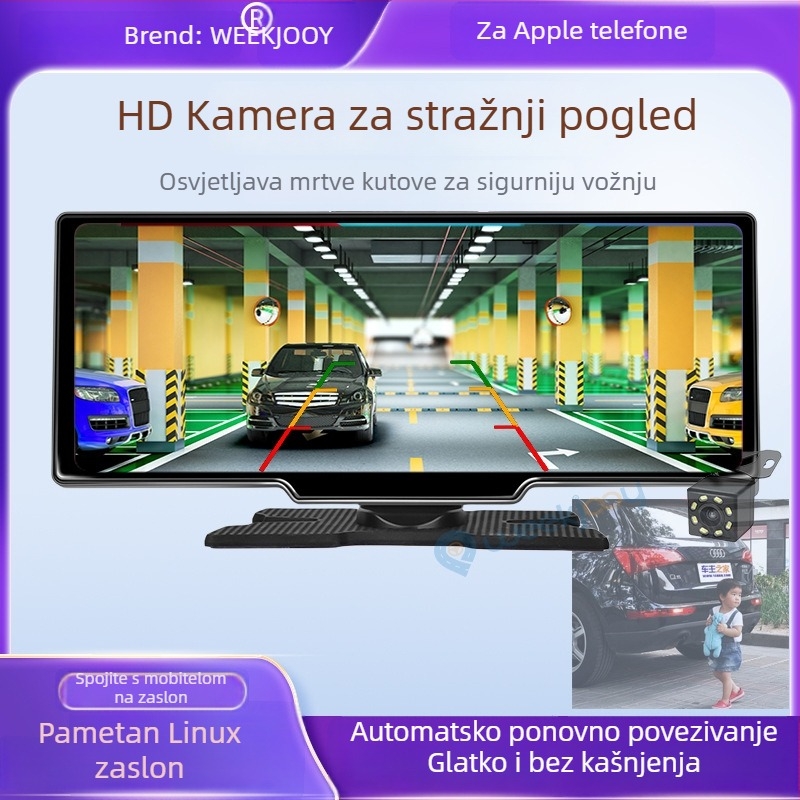 C-C100 središnji automobilski pametni zaslon s Apple CarPlay, 8-jezgreni Linux, zaslon ≥10 inča, Bluetooth, USB, karte Amap/Baidu/Tencent/Apple