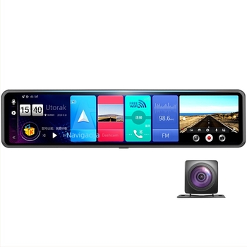Q80 Pametan automobilski retrovizor s dvostrukom lećom, dash cam, 4G Android navigacija, 1080P, četverojezgreni, 2GB RAM + 32GB memorije