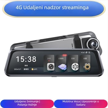 4G daljinsko nadgledanje s cloud zapisom, prednja i stražnja dvostruka kamera, GPS pozicioniranje, 2160P rezolucija